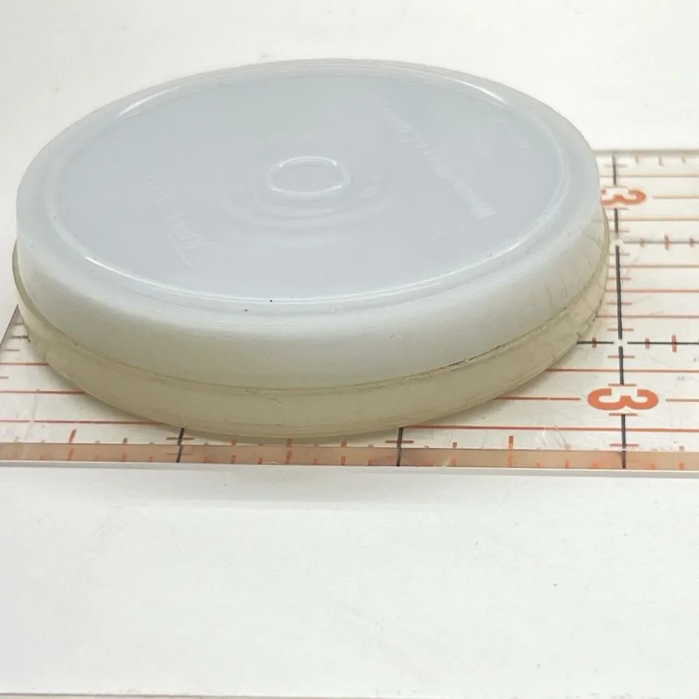 Vintage Tupperware Pastel Wagon Wheel Coaster Set of 6